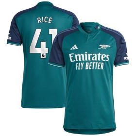 Arsenal Rice 41 Tredje 2023-24 - Fodboldtrøjer (S/S)